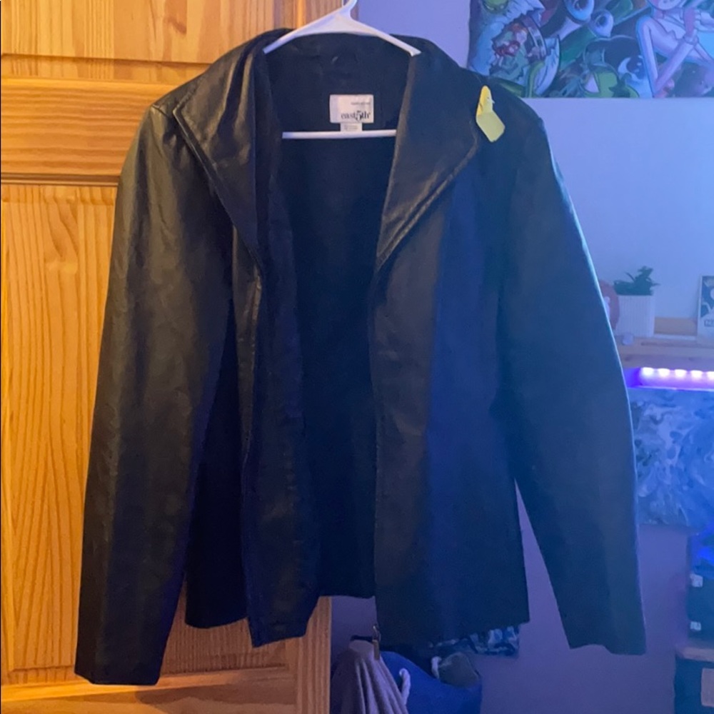 Thrifted Leather Jacket